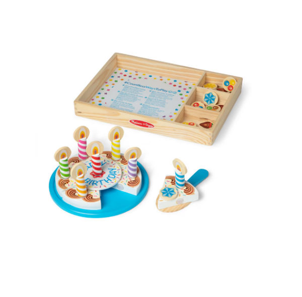 Set juego pastel de cumpleaños